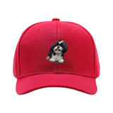 1 gorra de béisbol con estampado de perro Shih Tzu - Gorra ajustable con diseño de cara de Shih Tzu, accesorio ligero y casual para amantes de mascotas, lavable a mano, ideal para uso diario y regalos para dueños de perros