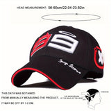 Una gorra de béisbol para hombre con bordado de 99, ajustable para uso al aire libre, protección solar, adecuada para salidas informales, viajes, fiestas de playa en primavera y otoño.