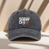 Gorra de béisbol retro, ajustable, ideal para protección solar en actividades al aire libre, estampado con diseño SUPER DRY, gorra unisex para viajes y fiestas, la mejor opción como regalo