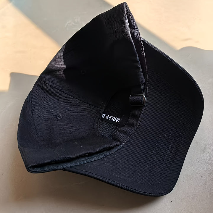 Gorra de béisbol bordada para hombre y mujer - Estilo Duckbill con letras bordadas, diseño estructurado de seis paneles y contraste, perfecta para deportes al aire libre y uso casual, sombrero para hombre