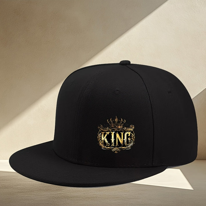 Gorra de pico de pato casual y versátil con estampado sencillo, tendencia de moda primavera-verano, sombrero plano transpirable para uso diario urbano