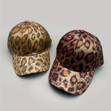 Nueva Gorra de Béisbol Retro con Estampado de Leopardo para Hombre y Mujer, Gorra de Béisbol de Boca de Pato Estilo Urbano con Parte Superior Rígida, Gorra de Béisbol para Mujer, Gorra de Béisbol para Hombre