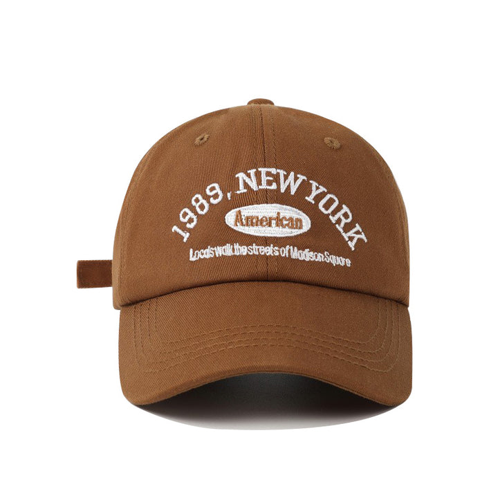 1989 Gorra de béisbol suave bordada para mujeres Sombrero deportivo para hombres Unisex