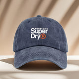 Gorra de béisbol retro, ajustable, ideal para protección solar en actividades al aire libre, estampado con diseño SUPER DRY, gorra unisex para viajes y fiestas, la mejor opción como regalo