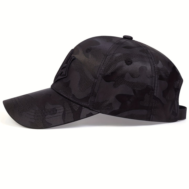Gorra De Béisbol Con Bordado De Camuflaje A La Moda, Unisex, Estilo Hip Hop, Ligera, Ajustable, Para El Sol, Para Mujeres Y Hombres