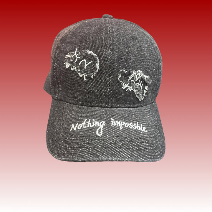 Gorra de béisbol de denim bordado de moda 2024, gorra de jean casual con hebilla ajustable, gorra ligera unisex de poliéster 100% para todas las ocasiones