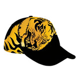 1 gorra de béisbol ajustable con diseño gráfico de tigre - Protección solar, poliéster transpirable, estilo callejero con diseño vibrante amarillo y negro, perfecto para deportes al aire libre, uso casual y accesorios de moda diarios, regalo ideal de Navi