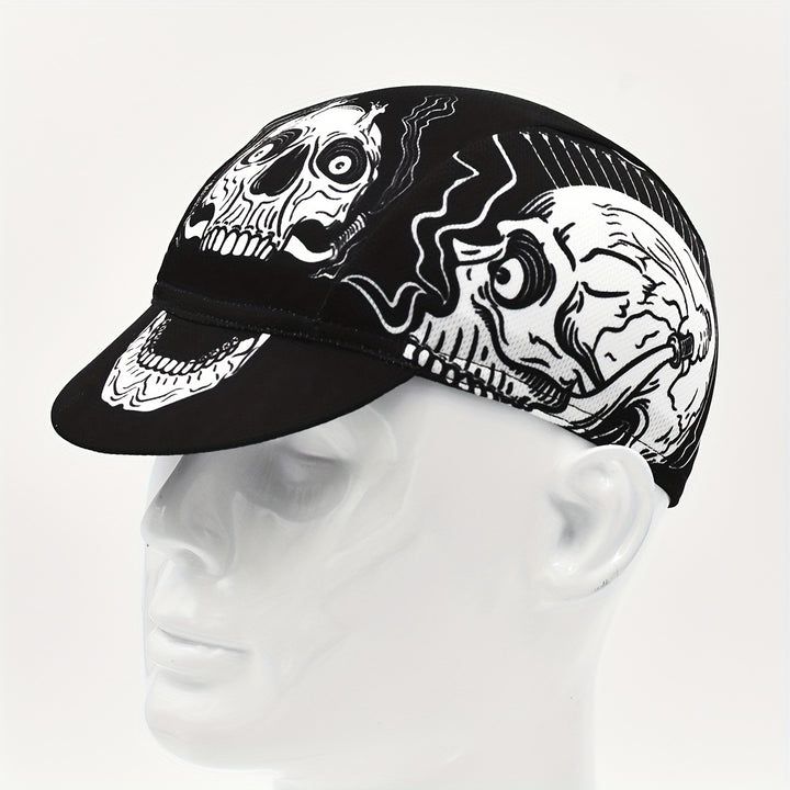 Gorra de Ciclismo Retro - Secado Rápido, Transpirable, Sombrero de Bicicleta de Verano para Hombres y Mujeres, Negro, Deportes, Gorra de Bicicleta